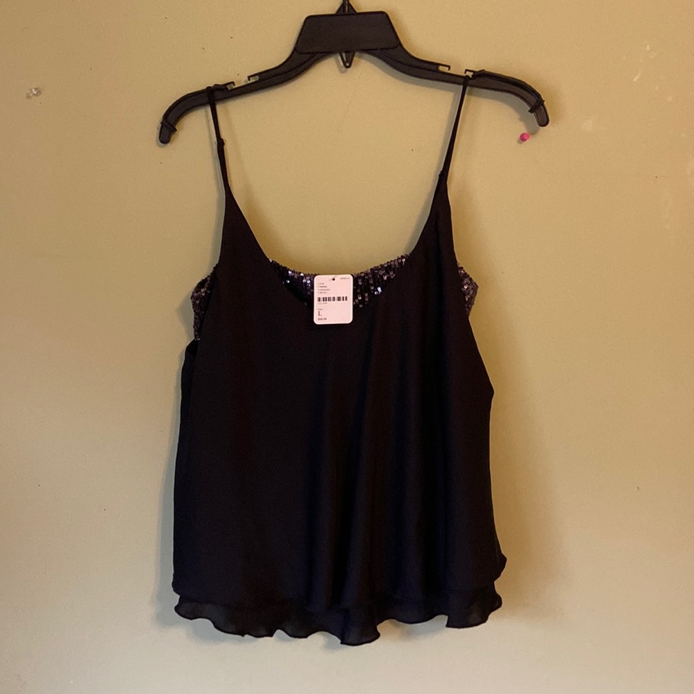 Free People Turn It On Sequin Bandeau Cami